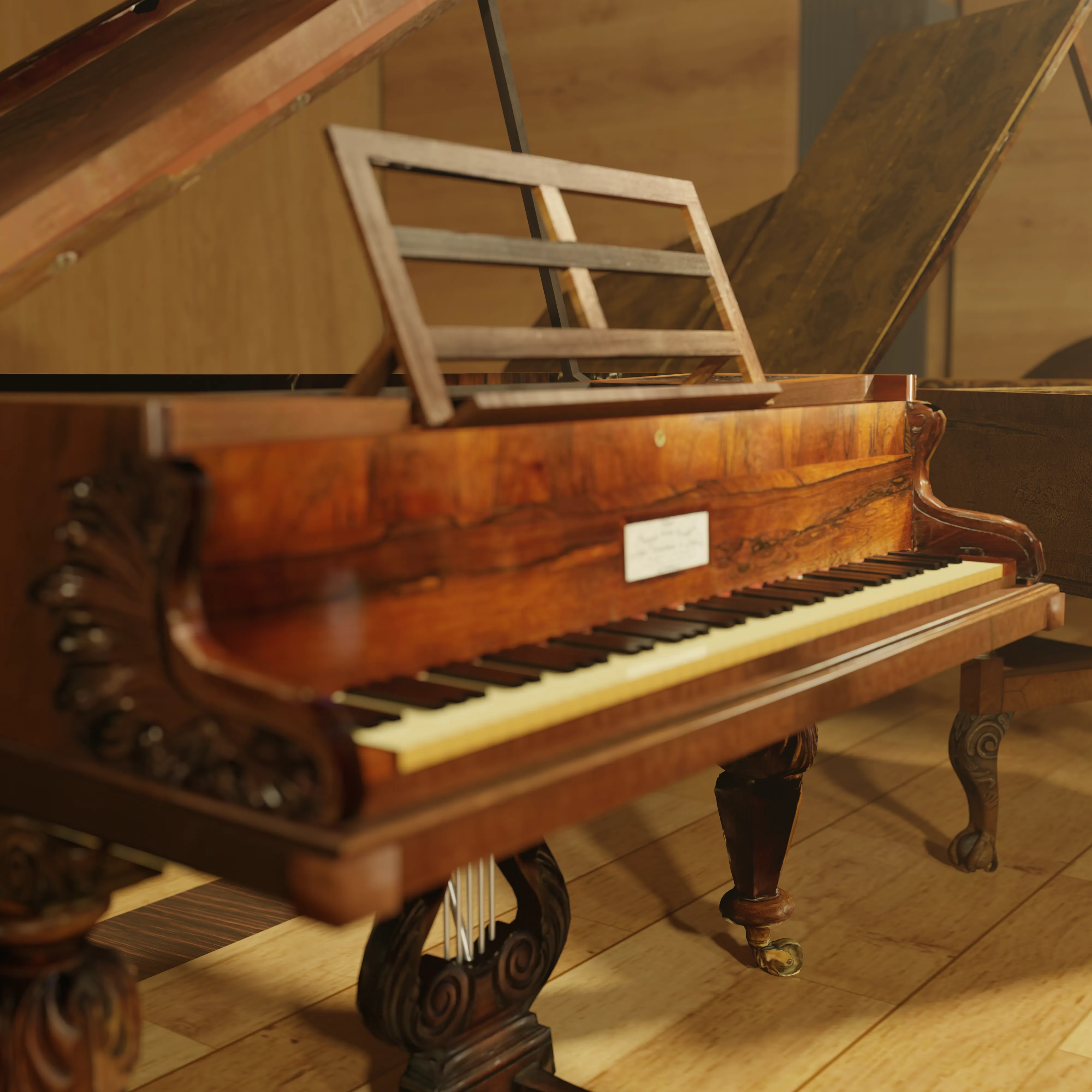 Broadwood Piano Detail 3